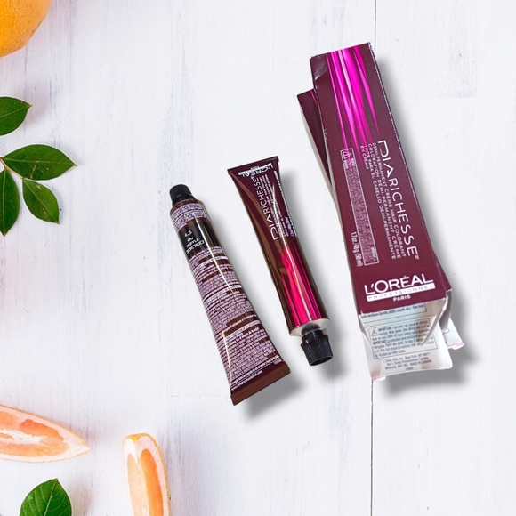 L'Oreal Professionnel DIARichesse 2 Tubes Ammonia-Free 4.5/4RV Truffle - Picture 9 of 16
